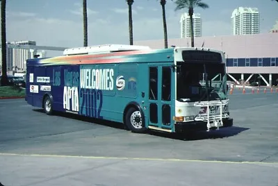 CAT Citizens Area Transit Las Vegas Nabi Bus Kodachrome Original Kodak Slide • $2.99