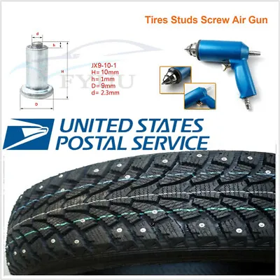 1000 Pcs Winter Wheel Tire Studs Screw Snow Spike Stud W Nail Air Gun Tool Kit • $419.89