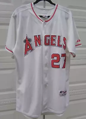 Majestic Authentic Vladimir Guerrero #27 MLB Angels Jersey Size 52 Jersey • $110