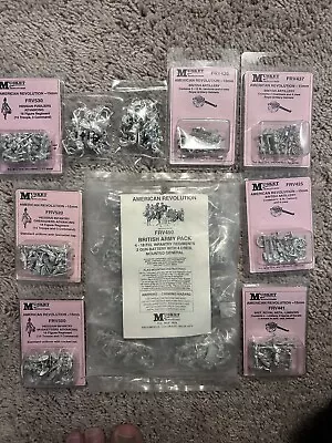 Musket Miniatures American Revolution British And Hessian 15 Mm Metal Minis • $39