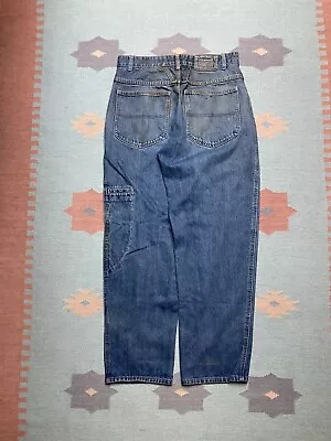 Vtg Y2k Baggy Jeans Marithe Francois Girbaud Wide Leg Skater Faded Grunge 32x31 • $30