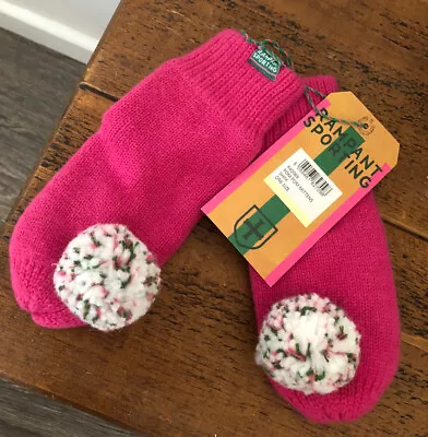New With Tags Winter Rampant Sporting Pink Pom Pom Mittens • £199.99