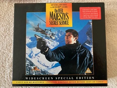 £20 • Buy On Her Majesty's Secret Service' 25th Anniversary James Bond 007 VHS Box Set