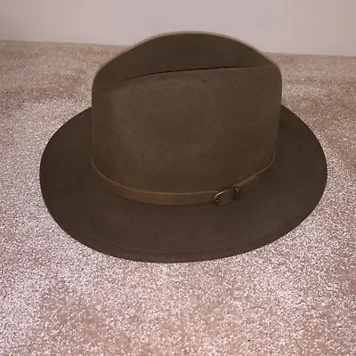 £49.99 • Buy Safari Madras Brown Soffelt  Hat Olney Headwear 100% Wool X Large New