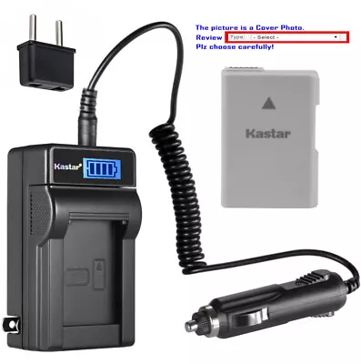 Kastar Battery LCD AC Charger For Nikon EN-EL14A MH-24 & Nikon D5100 DSLR Camera • $8.99