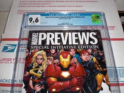 Marvel Previews: Special Initiative Edition #nn 2007 Cgc  9.6 Marvel *new Slab* • $28.99