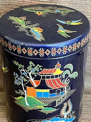 Vintage Tin Container Designed By Daher Long Island NY 11101 Made In England  • $10