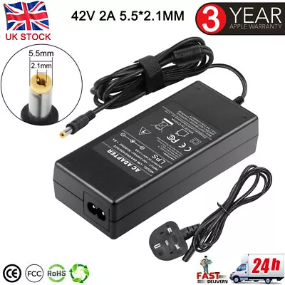 42V 2A Power Fast Electric Bike Charger For 36V Lithium Li-ion Battery Charger  • £13.99