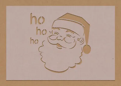 Father Christmas Santa Stencil Merry HoHoHo Festive Craft Card Making  • £2.99