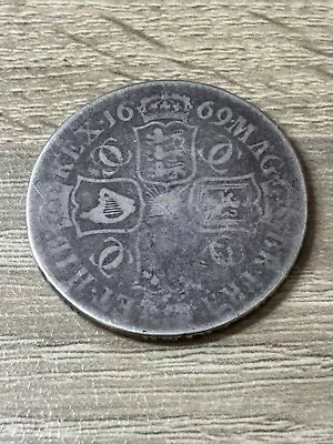 Charles II Halfcrown 1669 Silver Unaltered Date R5 Extremely Rare • £280