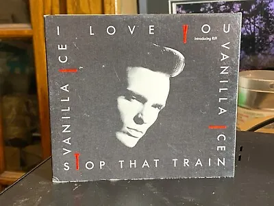 Vanilla Ice I Love You / Stop That Train CD Single PROMO SBK 1991 VG+ • $12.95