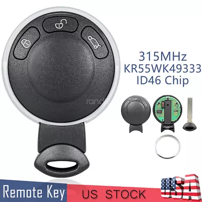 3B Remote Control Key Fob For Mini Cooper 2007 2008 2009 2010 2011 2012 2013-14 • $15.89