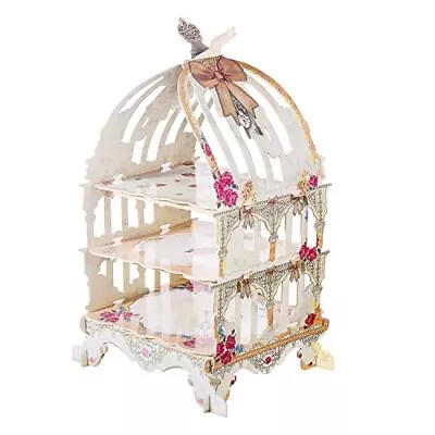 Flare Forest Bakery Lab 3 Tier Air Birdcage Cupcake Stand For Picnic Wedding ... • $29.99