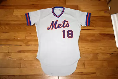 Early 1980's New York Mets Game Used Jersey Road Minor League Size 42 • $59.95