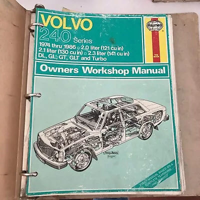 Volvo 240 Series 1974-1986 Haynes Publications 270 Workshop Repair Manual Used • $5