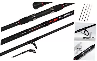 Fiblink Surf Spinning Fishing Rod 2-Piece Graphite Travel Fishing C: 11'-4pcs • $87.33