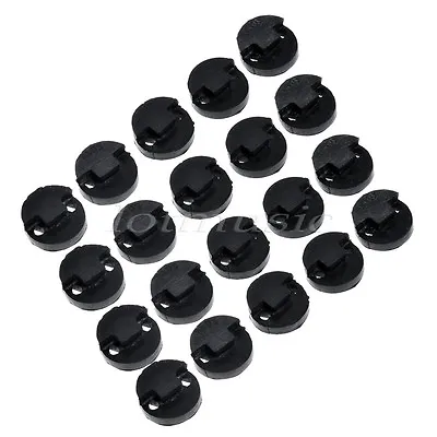 20 Pcs Violin Mute For 3/4 4/4 Violin Parts Black Rubber Tourte Style Round • $15.99