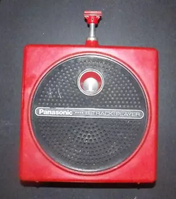 Vintage Panasonic Red Dynamite Tnt 8 Track Tape Player Rq-830s No Cord • $45