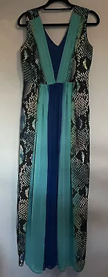 Snake Print Multicoloured Maxi Dress • £25