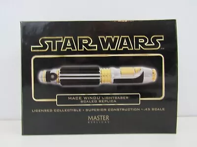 Master Replica Star Wars Mace Windu .45 Lightsaber SW-302 2004 (Pg78D) • $125