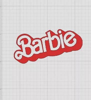 Barbie Vinyl Decal Sticker Vintage Retro Barbie Car Mirror Dresser Laptop! • $2.99