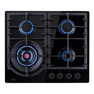 Gas Hob 70 Cm 5 Burner Ring Glass Ceramic Gas Cooker Hob Gas Burner Hob White  • £375.82