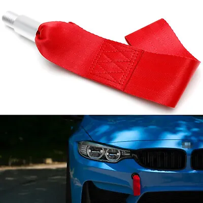 Red Racing Style Tow Hook Towing Strap For BMW F30 F35 F10 3 4 5 Series & MINI • $21.59