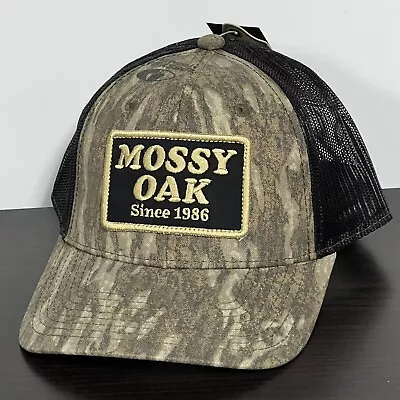 NEW! Mossy Oak Camo Mesh-Back Snapback Adjustable Hat Cap Hunting Outdoors • $13.59