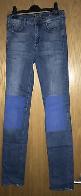 MiH Jeans Made In Heaven  Blue  Straight Leg Flattering Size 26 • £16