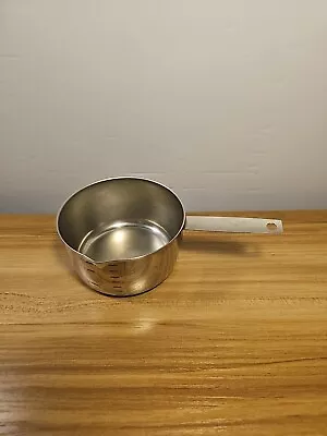 Vintage Foley 2 Cup Measuring Cup Melting Pot - Stainless Steel • $14.99