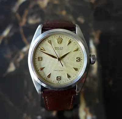 A Rare & Stunning Gents Vintage 1959 Rolex Oyster With  Chevron  Explorer Dial • $5159.90
