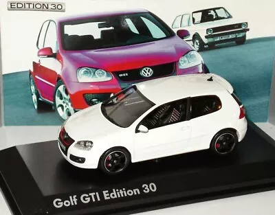 Rare Vw Golf Gti Edition 30 Mark V 5 1k Candy White 1:43 Norev (dealer Model) • $683.78