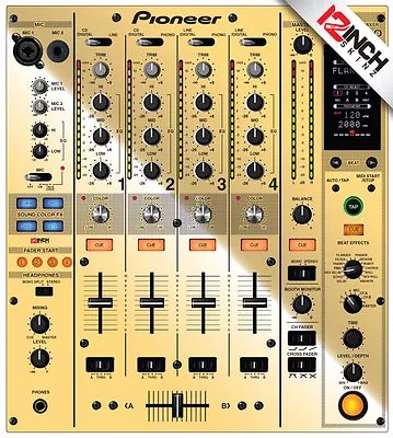 Pioneer DJM-800 Skin Mirror Gold • $60