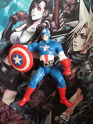 Captain America 2012 Hasbro Action Figure 6” ~ Marvel Avengers MCU Steve Rogers • £9.99