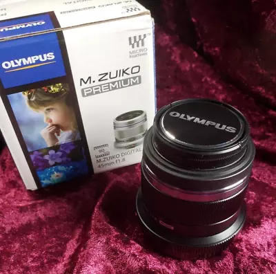 Olympus M.Zuiko MFT 45mm F1.8 With Tiffen UV Filter • $169