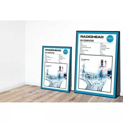 Radiohead OK Computer Fine Art Album Poster • £19.99