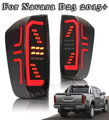 Tail Light Animated Sequential LED For Navara NP300 D23 DX RX ST ST-X 2015-ON • $195.29