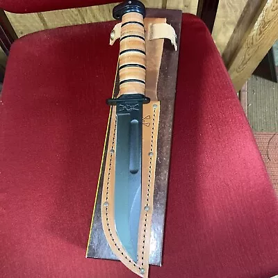 KA-BAR Dog's Head Utility Knife - Brown 12  (1317) • $140