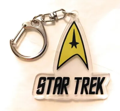 STAR TREK Classic Acrylic Keychain Key Chain Collectible Gift Decor US Seller • $5.99