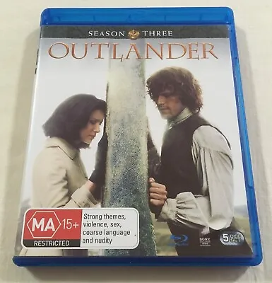 Outlander: Third Season Three 3 - 5-Disc Set Blu-Ray Region Free | VGC • $12