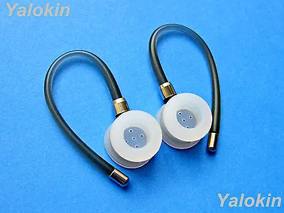 New - 2 Gray Ear-loops & Earbuds For Motorola HX600 Boom And H525 H520 • $14.99