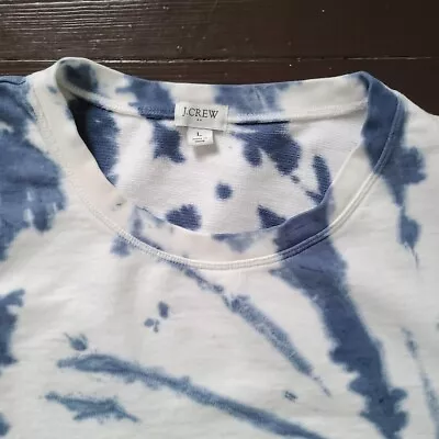 J.Crew Indigo Tie Dye Sweatshirt Size Large  • $13.99