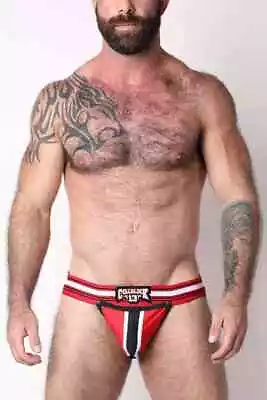 CELLBLOCK13 Mens All Access Fetish Jockstrap With Removable Cod Piece Pouch • £20.39