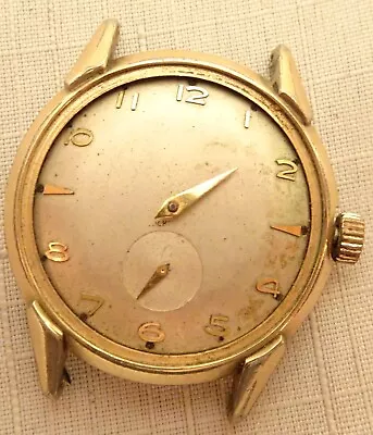 Vintage Elgin Wristwatch 17J Men's Parts Repair Ticks 715 • $39.99