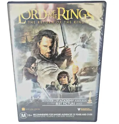 The Lord Of The Rings The Return Of The King (DVD 2003) Drama - Brand New! A6 • £4.06