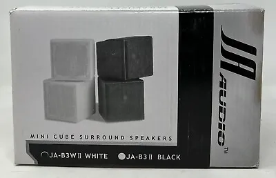 JA Audio JA-B3WII Mini-Cube Surround Speaker Pair White • $67.99