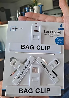 Magnetic Bag Clip Set 4 Pieces. Magnets Only On 3.5  Clips. • $10.60
