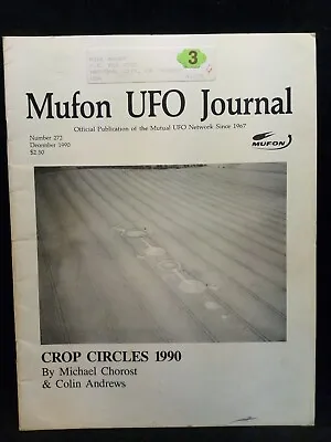 UFO Journal Mutual UFO Network MUFON Aliens Issue Number 272 December 1990 • $11.99