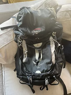 Osprey Atmos 65 Airspeed Hiking Backpack Gray Lightweight Medium • $115