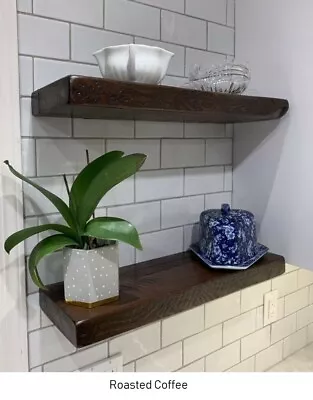 Floating Shelves Reclaimed Barn Wood Handmade To Order Premium Quality Shelving • $134